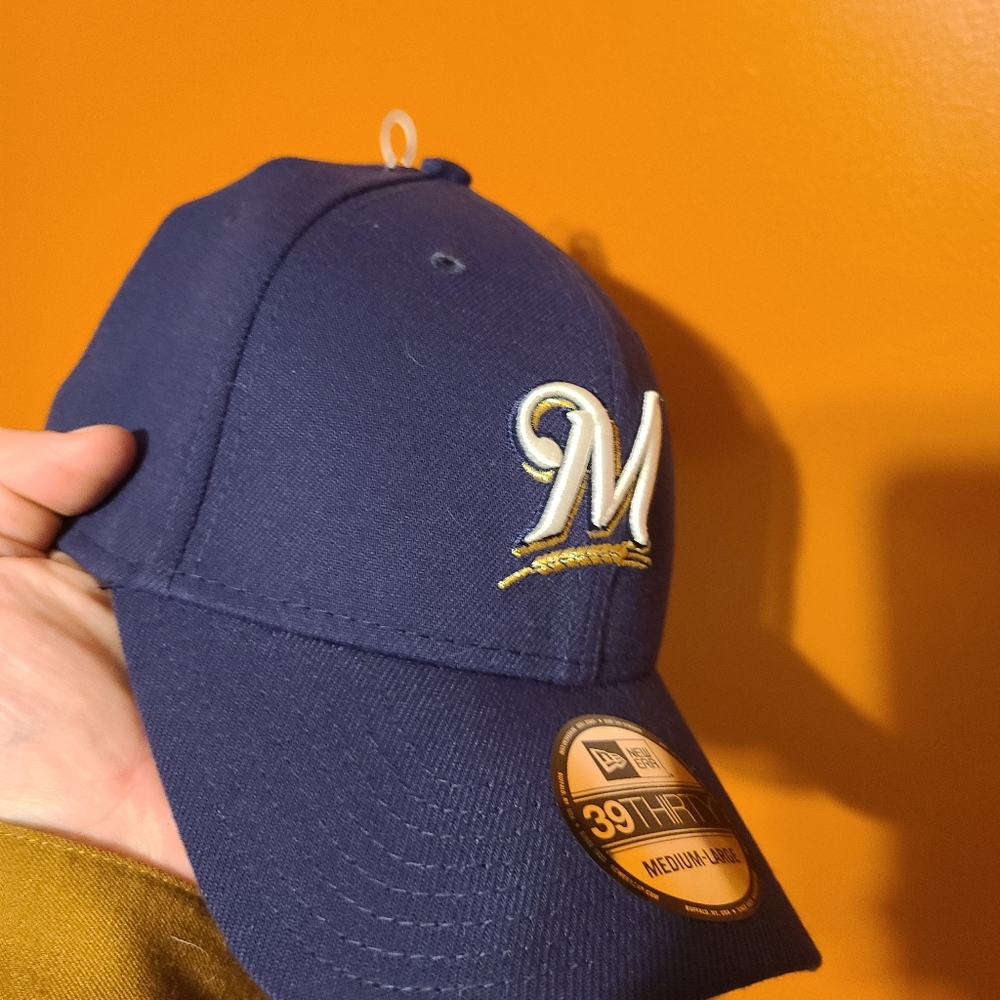 New Era Milwaukee Brewers Flex Fit Hat M-L